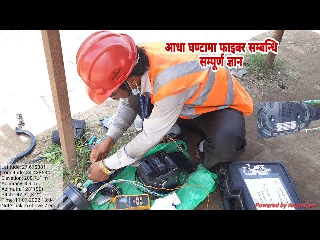 ADSS fiber optic cable splicing training | fiber spilicing training | Fiber Optic Guru