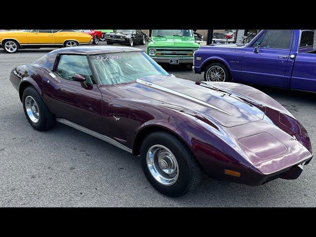 Test Drive 1977 Chevrolet Corvette $12,900 Maple Motors #2875