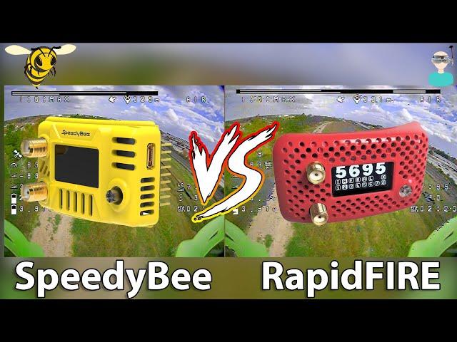 SpeedyBee Fusion Goggles Receiver Vs. ImmersionRC RapidFIRE