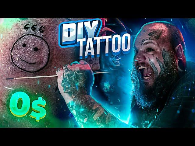 РУЧНАЯ ТАТУИРОВКА | Как сделать БЕСПЛАТНО | Stick N' Poke Tattoo