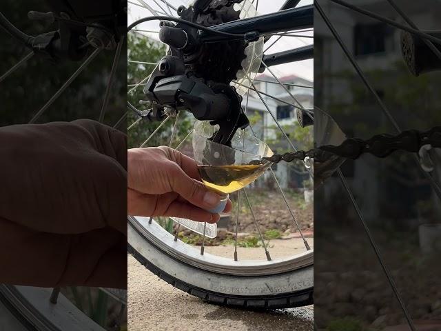 Genius Hack to Clean Your Bike Chain Fast!