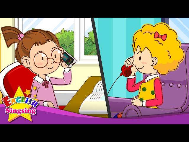 [Telephone Conversations] Can I Speak to Sally? Speaking. - Easy Dialogue for kids