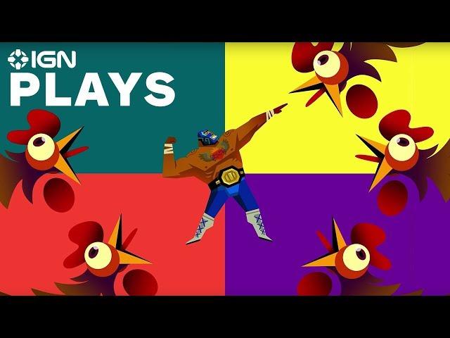 Guacamelee 2 - Four Player Chicken Gang Gameplay With Developers - IGN Plays