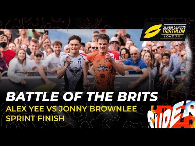 Jonny Brownlee Vs Alex Yee Sprint Finish  | Battle Of The Brits