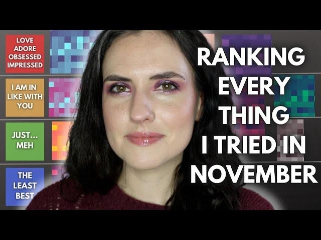 Ranking all the makeup I tried in November! | 2024