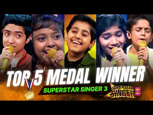 Top 5 Medal Winners Today in Superstar Singer 3| Captain of The Week Today Superstar Singer 3 |