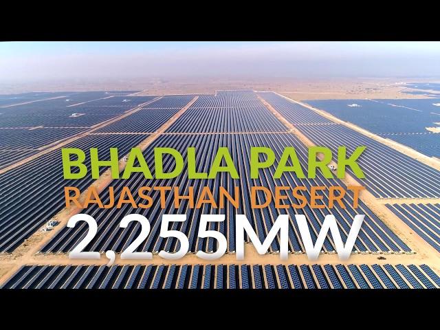 Solar PV Robotic Cleaning - Ecoppia E4 in Bhadla Park Rajasthan, India
