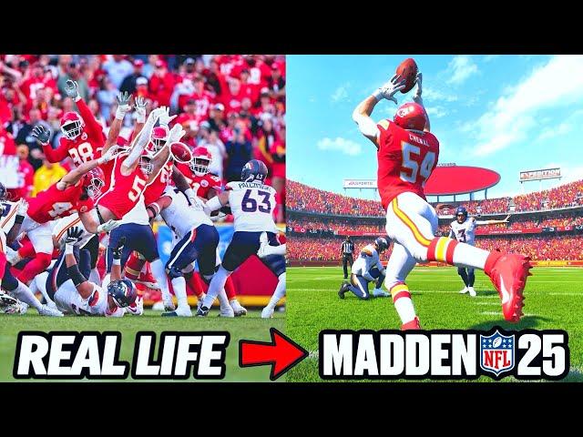 I Recreated TOP PLAYS From NFL Week 10 in Madden 25!