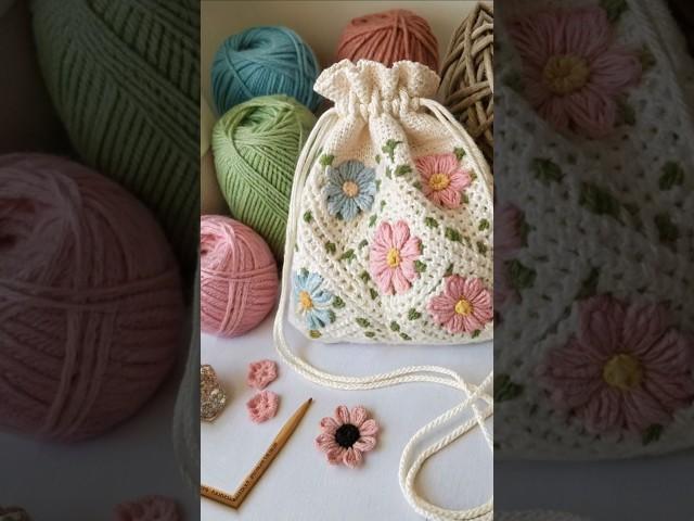 Crochet purse/bag ideas #pop #crochet #artandcraft #shorts