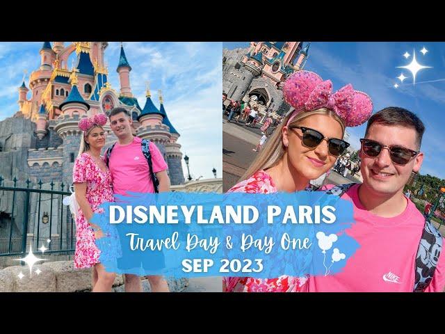 DISNEYLAND PARIS  Travel Day & Day 1 • Disneyland Park, Hotel Cheyenne & Fireworks - Sep 2023