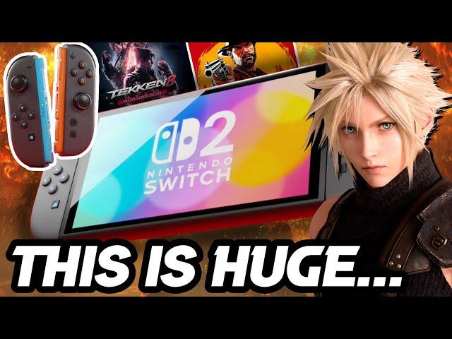 BIG Nintendo Switch 2 AAA Games LEAK & Confirmed Feature Update...