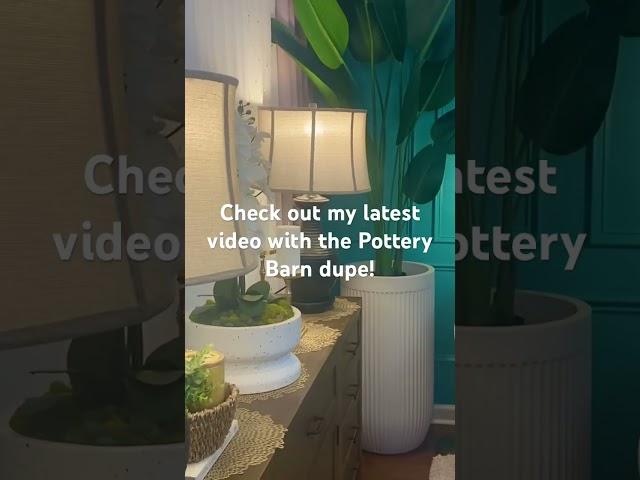 Hey y’all! Check out my latest video with this beautiful Pottery Barn dupe!