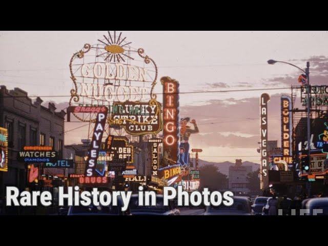 Rare Vintage Photos of 1950s Las Vegas Nightlife | Rare History in Photos