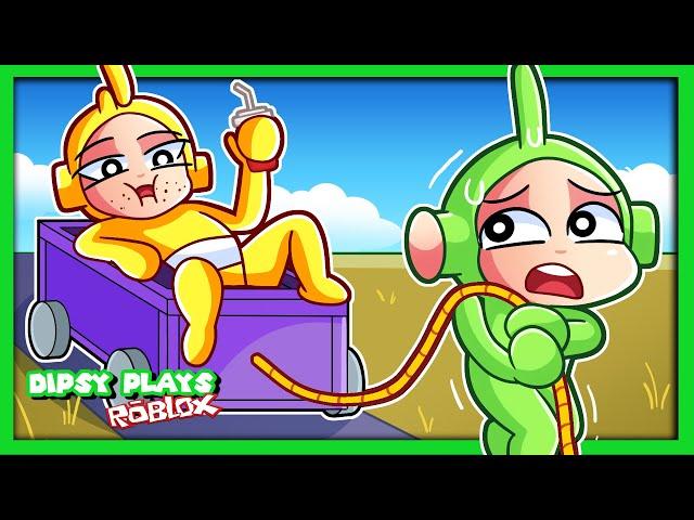  PULL YOUR FRIENDDDDD OBBYYYY | Dipsy Plays Roblox Pull A Friend Ft. @its-laalaa