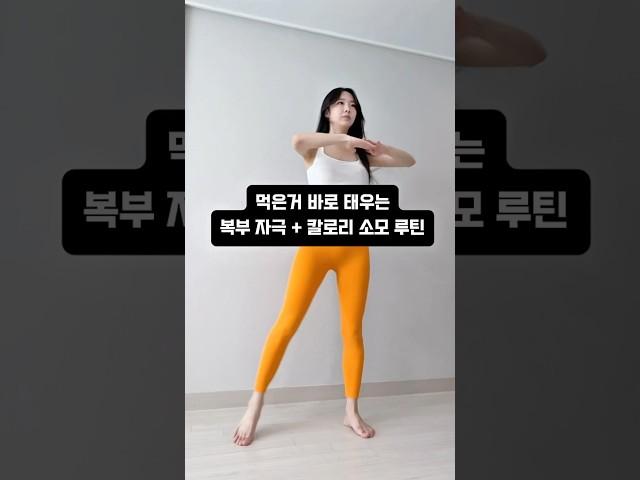 먹은거 바로 태우는 복부자극 + 칼로리 소모 루틴 #다이어트 #홈트레이닝 #홈트 #복부운동 #뱃살다이어트 #전신유산소 #체지방감소