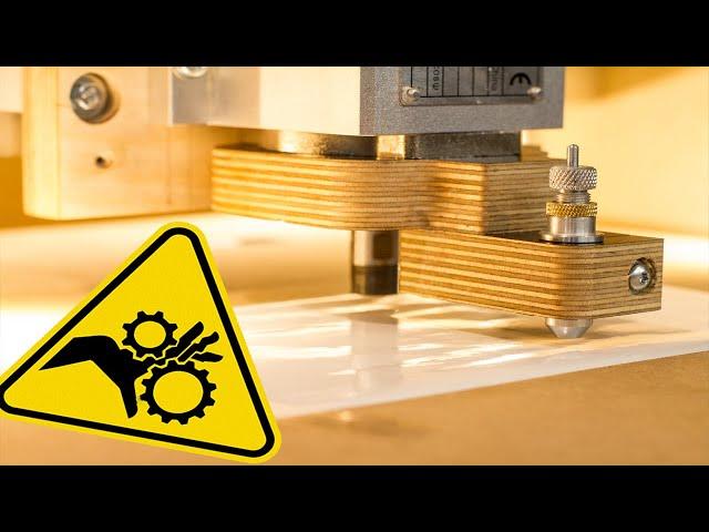 Schleppmesser im Einsatz | Eigenbau CNC Plotter zum Schneiden | So easy