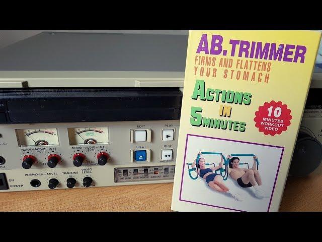 Vintage AB Trimmer workout video