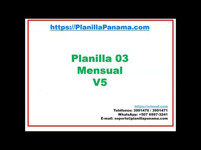 Planilla 03 Mensual V5