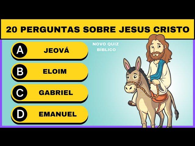 BIBLE QUIZ #2 • SPECIAL JESUS ​​CHRIST