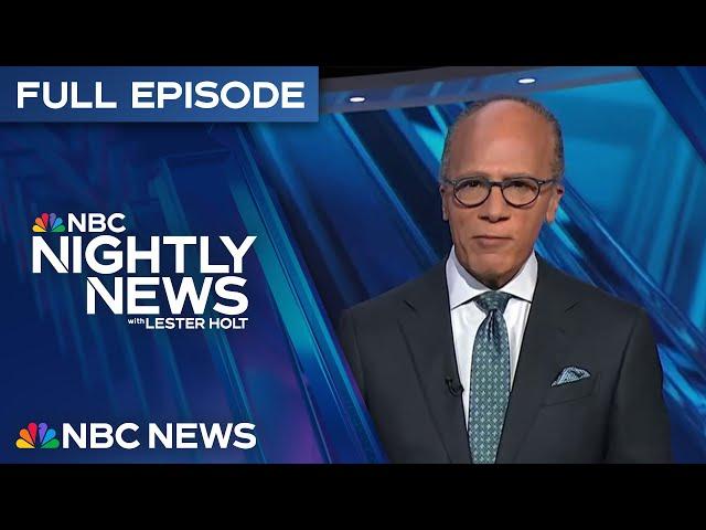 Nightly News Full Broadcast - May 29