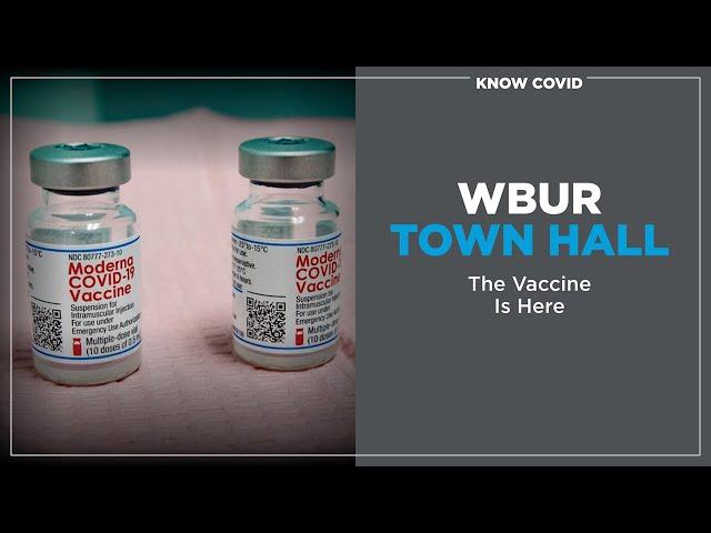 WBUR Town Hall: The Vaccine Is Here