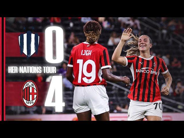 A Rossonere goalfest in Mexico | Club Monterrey 0-4 AC Milan | Her Nations Tour Highlights