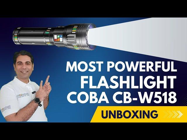 Unboxing the COBA CB-W518 - A Beast of a Flashlight!