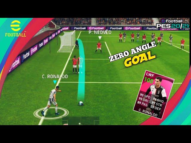 ICONIC RONALDO AMAZING FREEKICK ONLINE MATCHDAY ZERO ANGLE GOAL | PES 2021