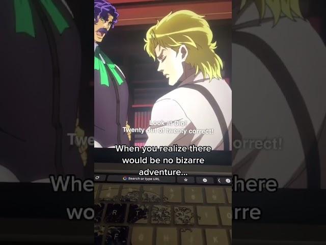 There Would Be No Bizarre Adventure If... | JoJo's Bizarre Adventure | #anime #jojo #jjba #shorts