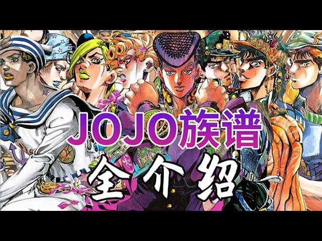 个个都是男子汉！《JOJO的奇妙冒险》族谱全介绍！