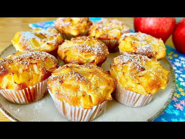 If you have 1 apple1 egg and flour make this dessert in 5 minutes! super tasty