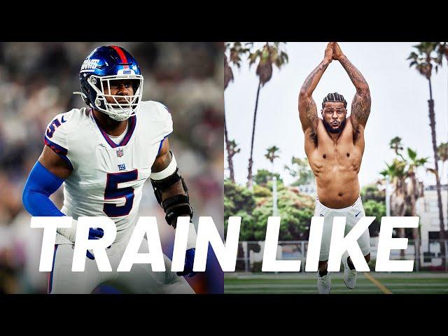 Giants Linebacker Kayvon Thibodeaux's Explosive NFL Workout | Train Like | Men's Health