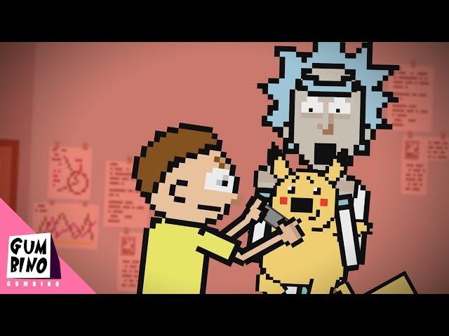 Rick and Morty in Pokemon (parody)