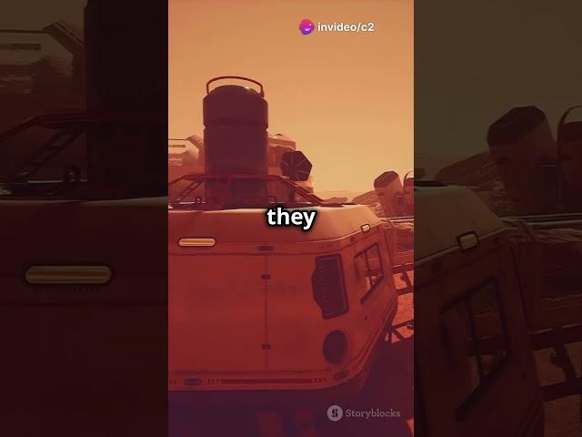 A man and a tiger exploring mars.