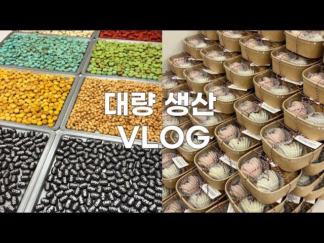 ‍ SM에서 들어온 답례품 대량 생산하고 시리얼 5kg 만드는 성수동 디저트 카페 브이로그 | 쏘쏘한 베이킹