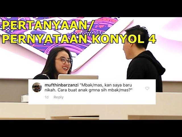 PERTANYAAN/PERNYATAAN KONYOL 4 ! - Prank Indonesia - Brandon Kent