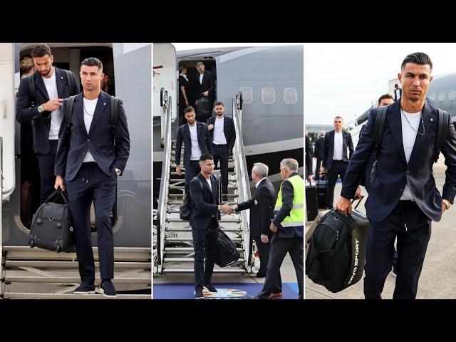  Cristiano Ronaldo With His Portugal Teammates Arrives In Germany Ahead Of EURO 2024