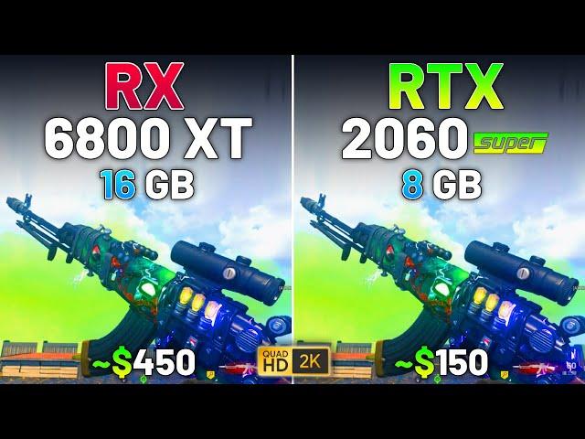 RX 6800 XT vs RTX 2060 SUPER - Test in 12 Games in 2024