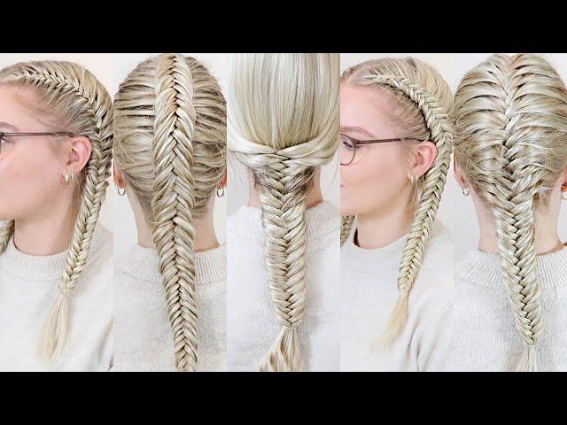 How To Fishtail Braid Your Own Hair In 5 Different Ways - THE ULTIMATE GUIDE - Summer Hairstyles