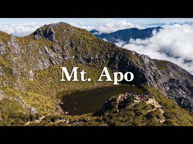 Hiking MT. APO | Highest Peak in the Philippines | Silent Hiking Video | 4K