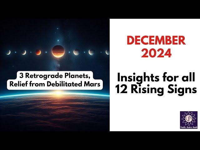 December 2024 (3 Retrograde Planets)