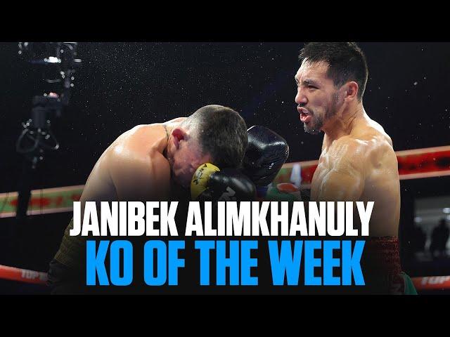 Janibek Alimkhanuly Vs Vincenzo Gualtieri | KO OF THE WEEK