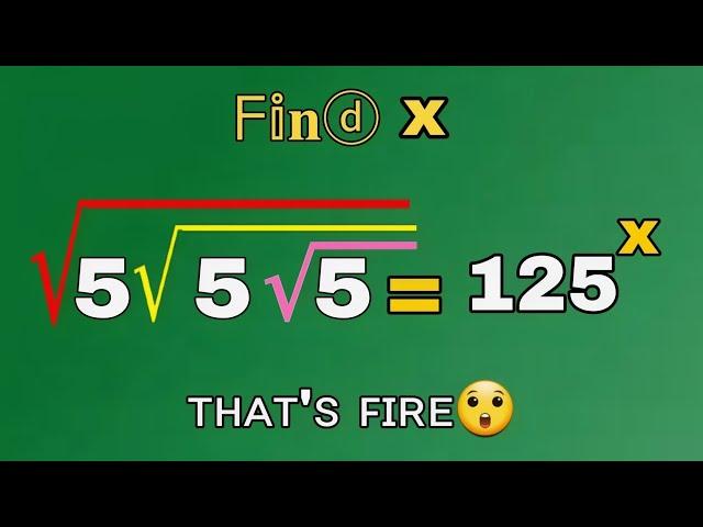 Nice square root math Simplification [Find the value of x  ]