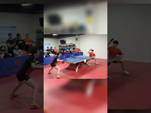 凶猛的直拍打法＃乒乓球＃tabletennis