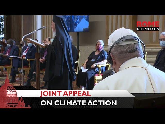 Faith leaders gather at the Vatican to sign joint appeal on climate action