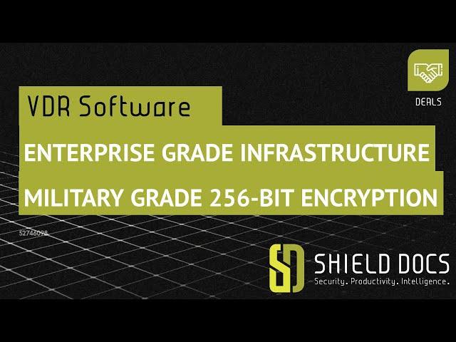Military grade 256-bit encryption  | enterprise grade  Virtual Data Room | ShieldDocs | M&A Cloud