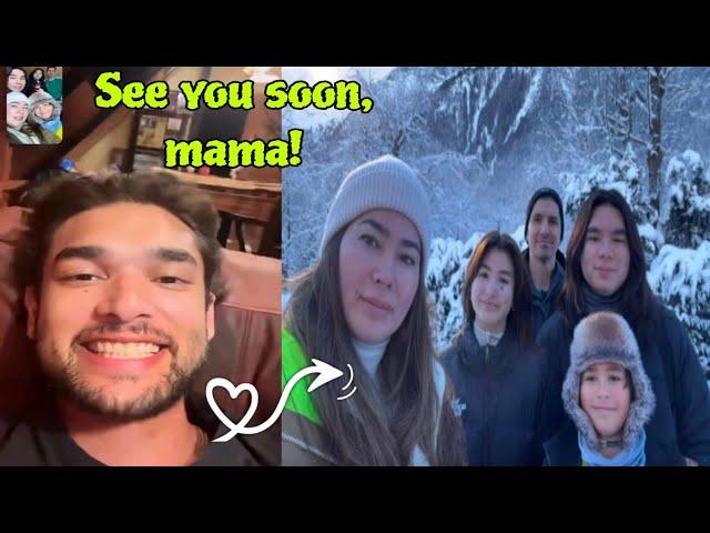 Jackie Forster, namiss sina Andre at Kobe | Happy Holidays From my Family to Yours |Facetime w/ Kobe