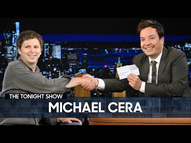 Michael Cera Makes a $1,433 Donation to The Tonight Show (Extended) | The Tonight Show