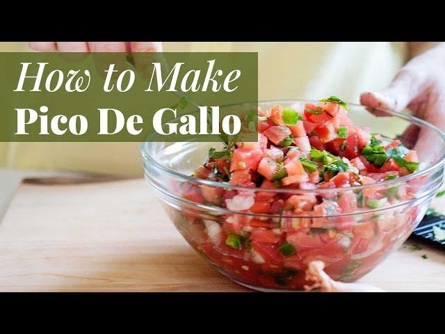 Easy Homemade Pico De Gallo