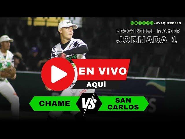 Chame vs San Carlos - Jornada #1 Torneo Provincial Mayor 1/2